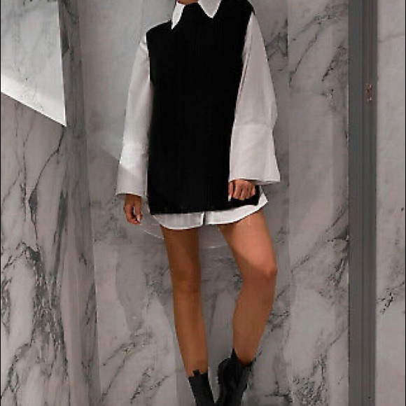 NWT H&M rib knit sweater vest - Picture 9 of 14